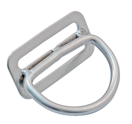 XS Scuba Highland 45 Degree Billy Ring – 316 Stainless Steel Technical Diving D-Ring