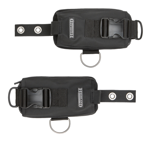 Highland Side-Slide Weight Pockets – Integrated Weight System for Backplate Harnesses