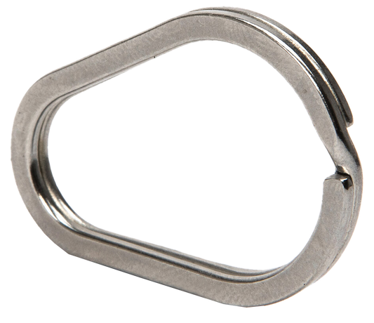 XS Scuba Highland Heavy-Duty Stainless Steel Teardrop Split Rings – 40mm (5 Pack)