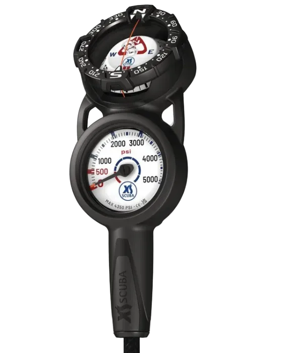 Highland QuikVu Pressure & Compass Console – Analog SPG with Precision Dive Compass