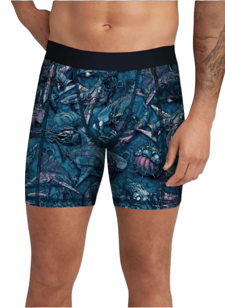 Spacefish Army Clockwork Ocean Eco Scuba Jammer Shorts – Men’s Recycled Swim & Activewear
