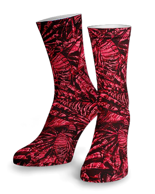Eco-friendly Lionfish Invasion Dive Socks
