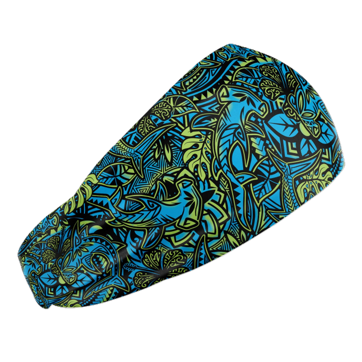 Spacefish Army Hammerhead Hibiscus Eco Scuba Headband