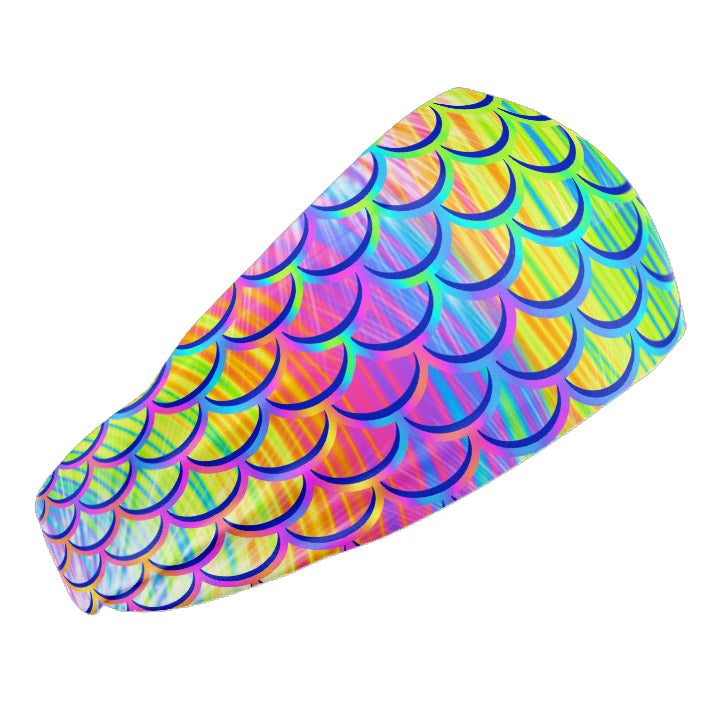 Spacefish Army Psychedelic Mermaid Eco Scuba Headband – Stretch Fit, One Size