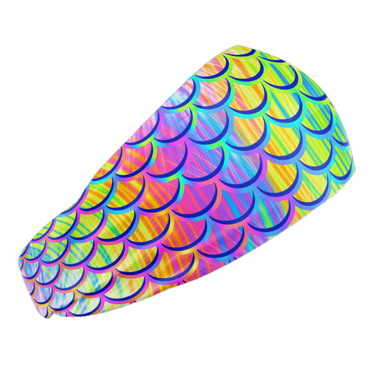 Spacefish Army Psychedelic Mermaid Eco Scuba Headband – Stretch Fit, One Size