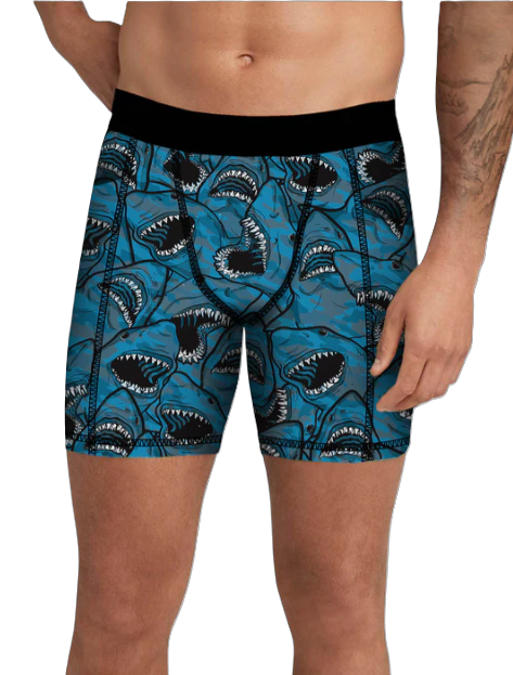 Spacefish Army Shark Camo Eco Scuba Jammer Shorts – Men’s Recycled Swim & Activewear