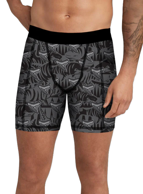Spacefish Army Tiger Shark Eco Scuba Jammer Shorts – Men’s Recycled Swim & Activewear