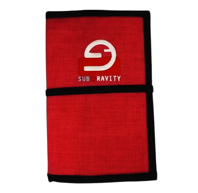 SubGravity Wetnotes Waterproof Underwater Notebook with Cordura Red