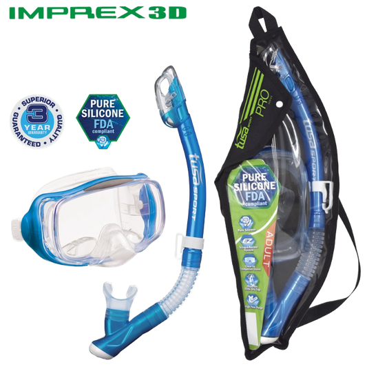 TUSA Imprex 3D Mask & Dry Snorkel Set – UM-33 / USP-250