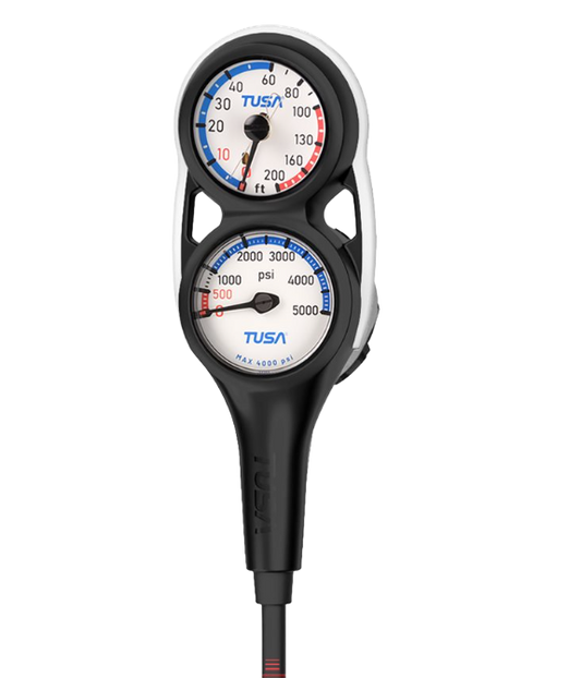TUSA SC-0301 3-Gauge Analog Console – Pressure, Depth & Compass