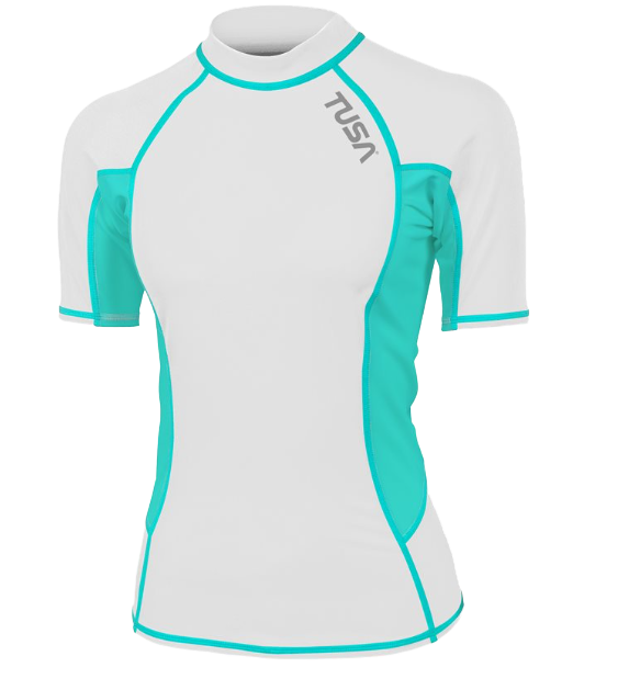 TUSA Women's Short Sleeve Rash Guard – UPF 50+