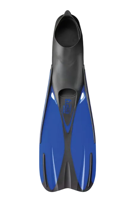 TUSA Sport Full Foot Rubber Fin – Comfortable Full Foot Snorkeling & Swim Fin Blue