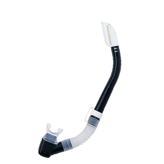 TUSA Imprex II Hyperdry Snorkel – Premium Dry Top Scuba & Snorkeling Snorkel - Black
