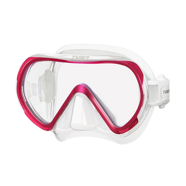 TUSA Ino Mask – Premium Single Lens Scuba Diving Mask with 3D SYNQ Technology Pink
