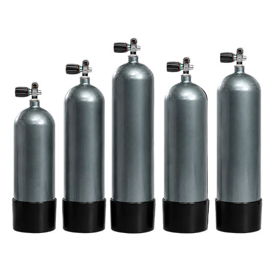 XS Scuba Faber High Pressure Steel Scuba Cylinders with XS Scuba Pro Valve – 3442 PSI Nitrox Ready Tanks