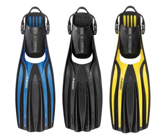 XS Scuba Phenom Fins – High Performance Scuba Diving Fins with Stretch Straps