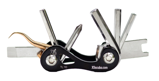 XS Scuba Scuba Multi-Tool – Compact Dive Equipment Service & Repair Tool