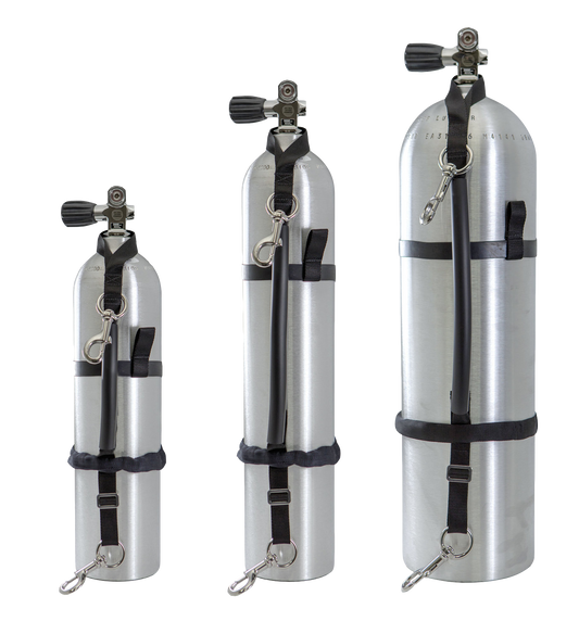 XS Scuba Stage Bottle Strap Kit – Complete Cylinder Rigging Kit for Stage & Deco Bottles