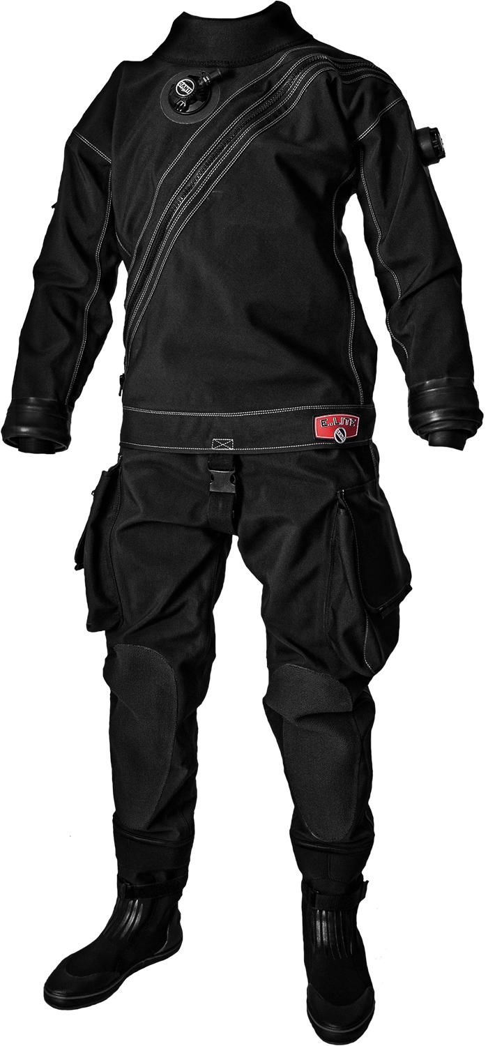 Santi E.Lite Drysuit – Premium Technical Diving Drysuit with Ripstop Nylon Construction