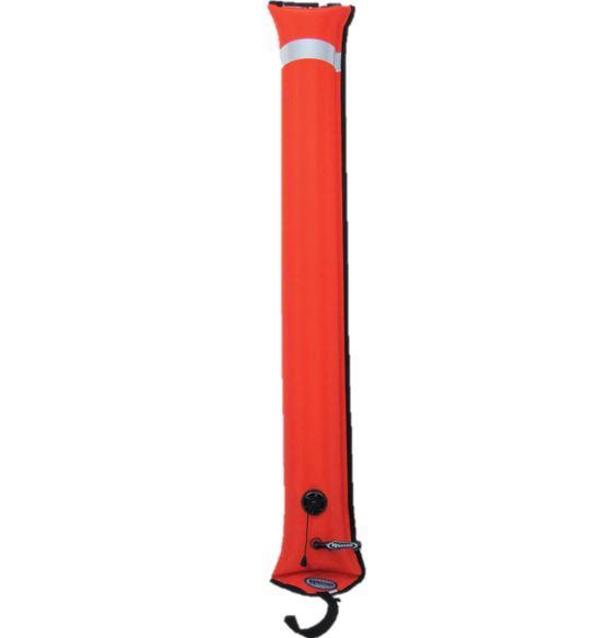 Halcyon Big Closed-Circuit Diver Alert Marker (DAM) – 4.5 ft Surface Marker Buoy - Orange