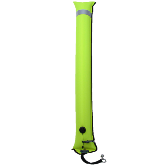 Halcyon Big Closed-Circuit Diver Alert Marker (DAM) – 4.5 ft Surface Marker Buoy - Yellow