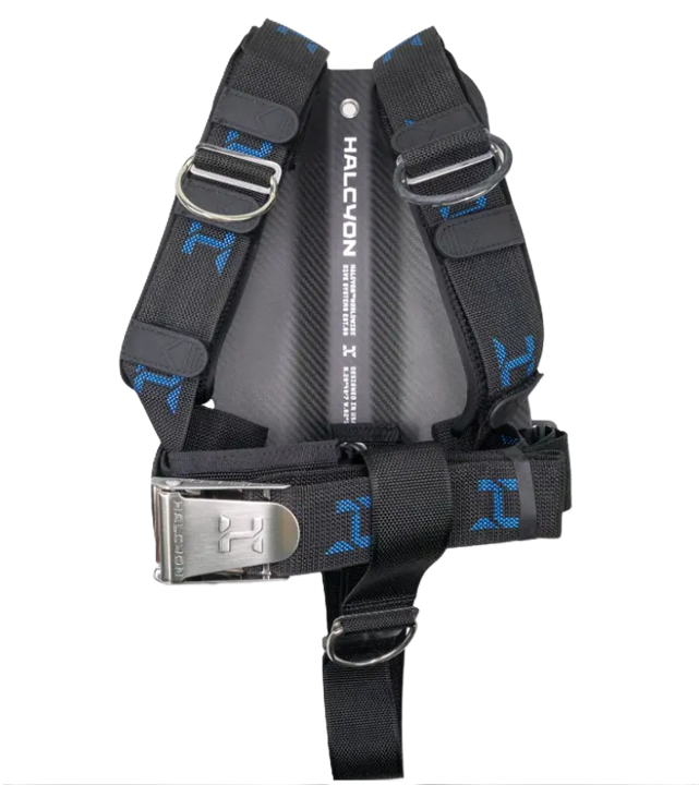 Halcyon Carbon Fiber Backplate with Cinch™ – Ultralight Travel Backplate