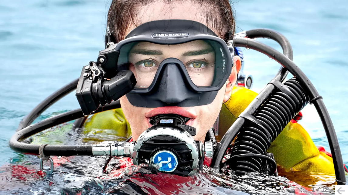 Halcyon Omnis Mask – Premium Low-Volume Scuba Diving Mask