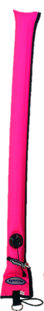 Halcyon 3.3 ft Closed-Circuit Diver Alert Marker (DAM) – Compact Surface Marker Buoy - Pink