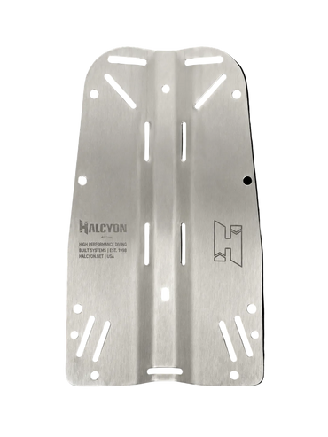 Halcyon Stainless Steel Backplate – Premium 304 Stainless Steel Backplate for Backplate & Wing Systems