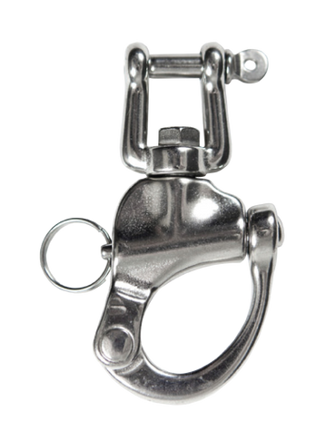XS Scuba Highland Stainless Steel Snap Shackle – 316 Stainless Steel Quick Release Dive Shackle