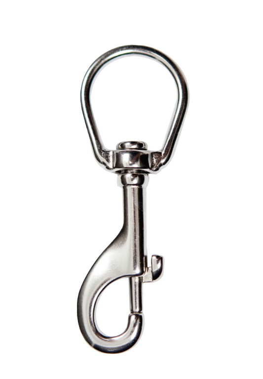 XS Scuba Highland 4.0" U-Top Swivel Bolt Snap – 316 Stainless Steel Dive Clip
