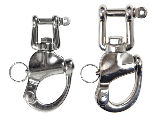XS Scuba Highland Stainless Steel Snap Shackle – 316 Stainless Steel Quick Release Dive Shackle