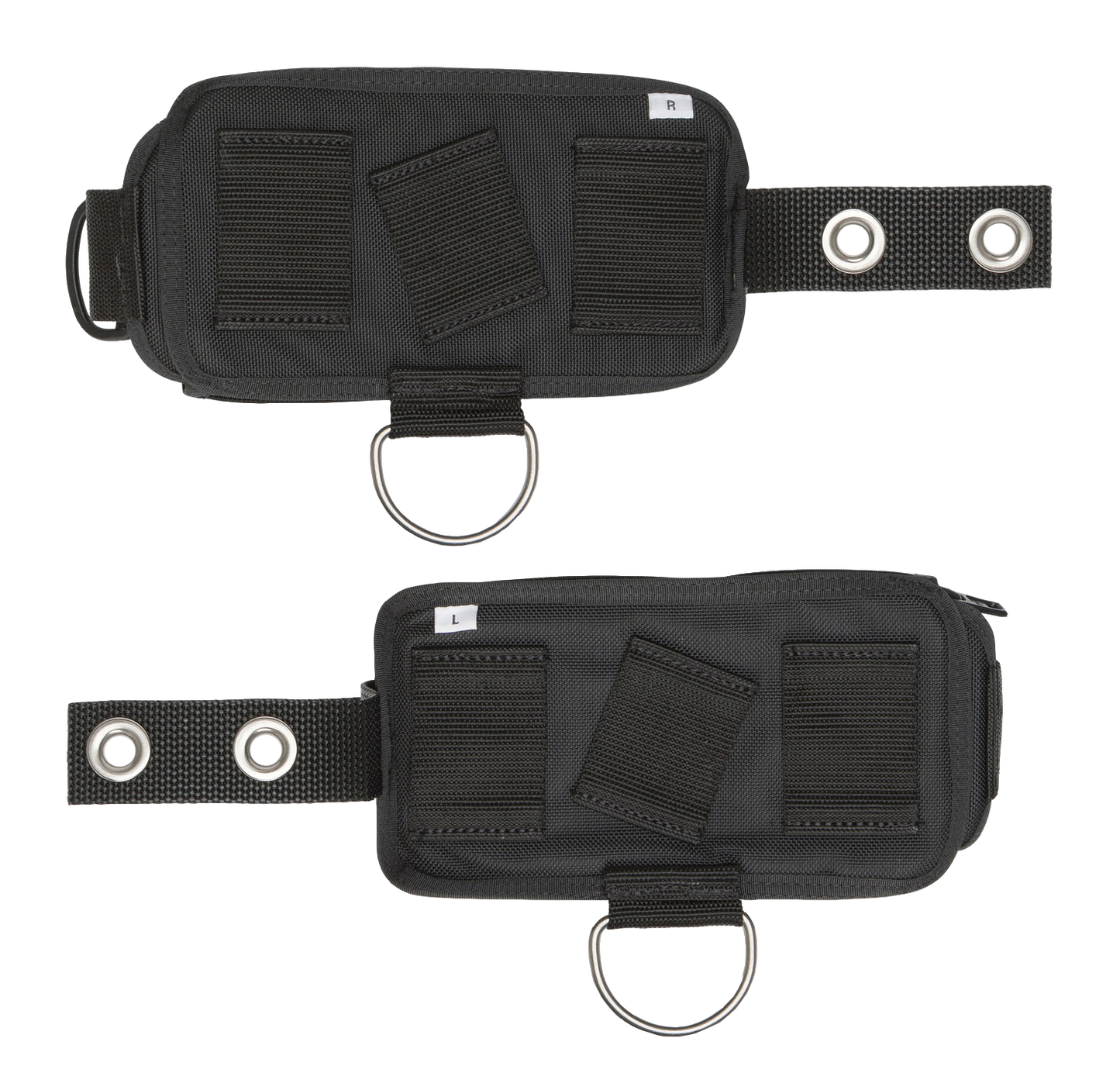 Highland Side-Slide Weight Pockets – Integrated Weight System for Backplate Harnesses