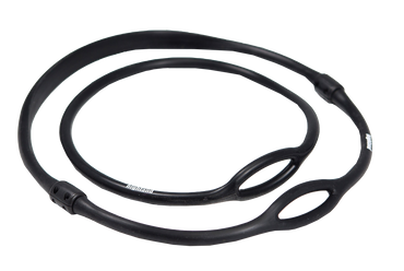 XS Scuba Highland Silicone Regulator Necklace – Durable Backup Regulator Retention Necklace Black