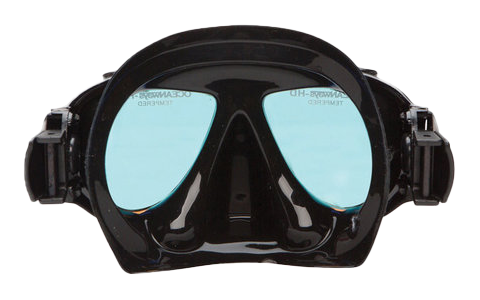 XS Scuba OceanWays SeeSharp Mask & Snorkel Combo – High Definition Snorkeling Set Black
