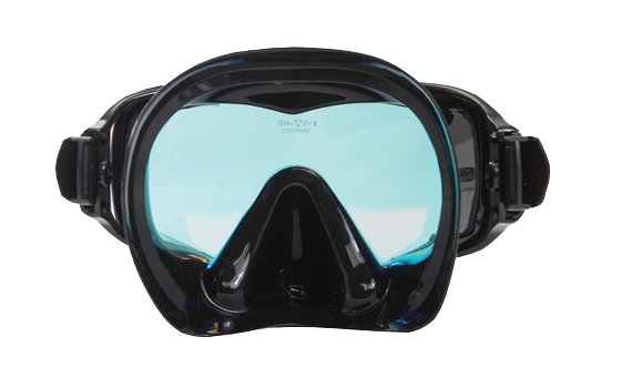 OceanWays SeeSharp SL Mask & Snorkel Combo – HD Single Lens Snorkeling Set