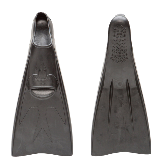 XS Scuba Oceanways AquaPro Full Foot Fins – Comfortable Snorkeling & Swim Training Fins