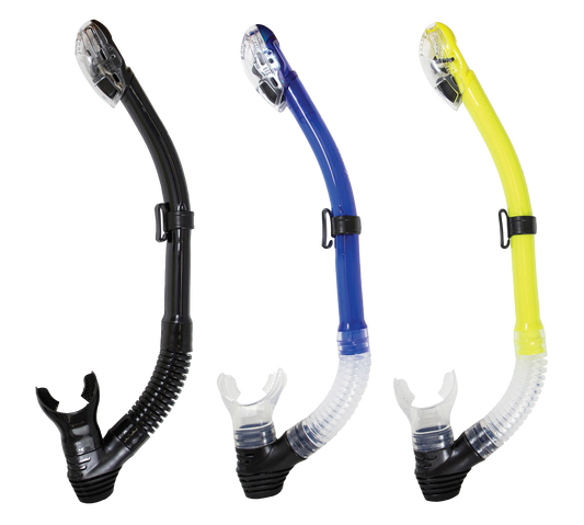 XS Scuba Oceanways Dry Snorkel – Silicone Flex Snorkel with Auto Dry Top