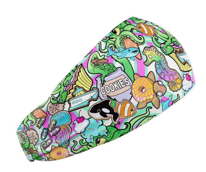 Spacefish Army Candy Octopus Eco Scuba Headband – Stretch Fit, One Size