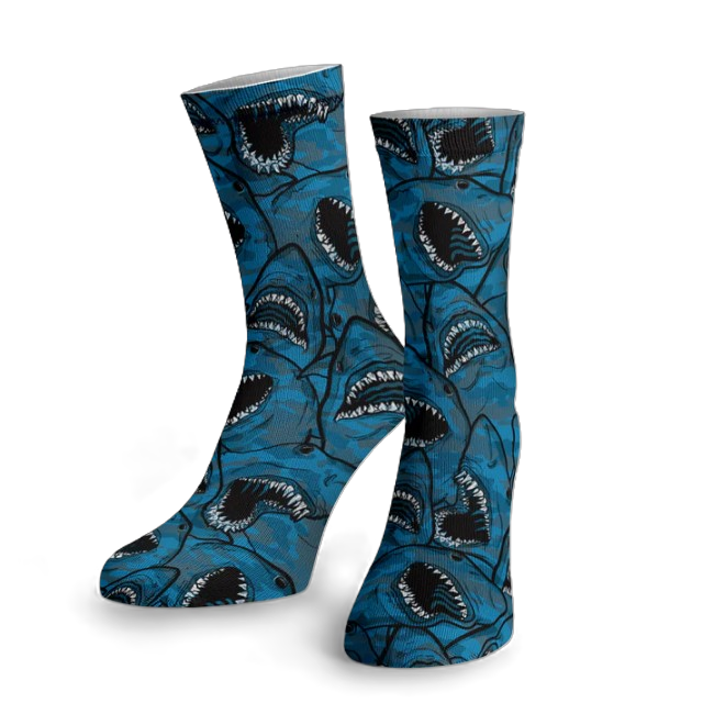 Spacefish Army Shark Camo Eco Dive Socks