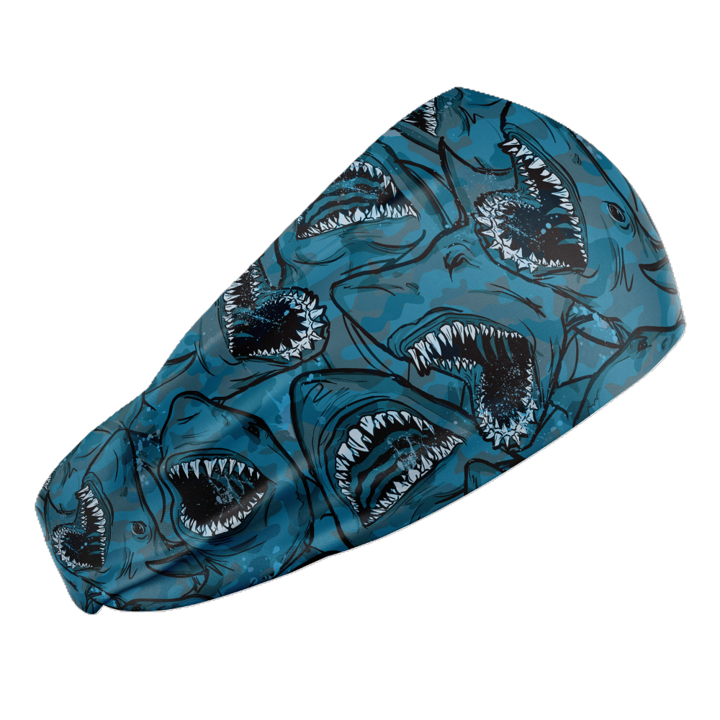 Spacefish Army Shark Camo Eco Scuba Headband – Stretch Fit, One Size