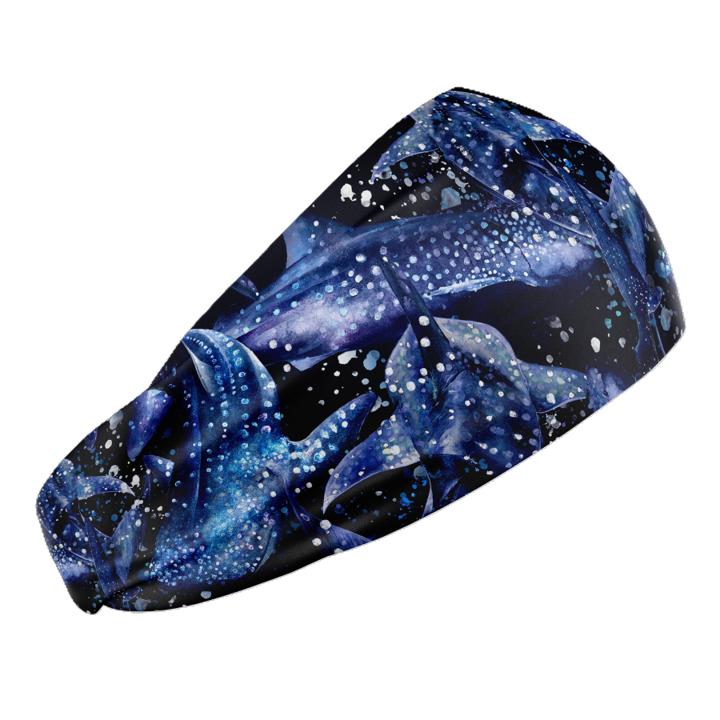 Spacefish Army Whale Shark Wonderland Eco Scuba Headband – Stretch Fit, One Size