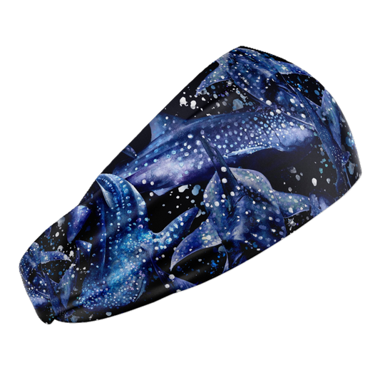 Spacefish Army Whale Shark Wonderland Eco Scuba Headband – Stretch Fit, One Size