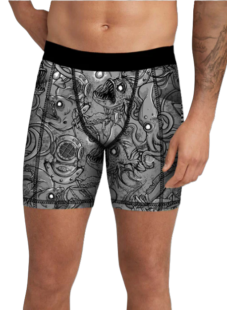 Spacefish Army Deep Sea Eco Scuba Jammer Shorts – Men’s Recycled Swim & Activewear