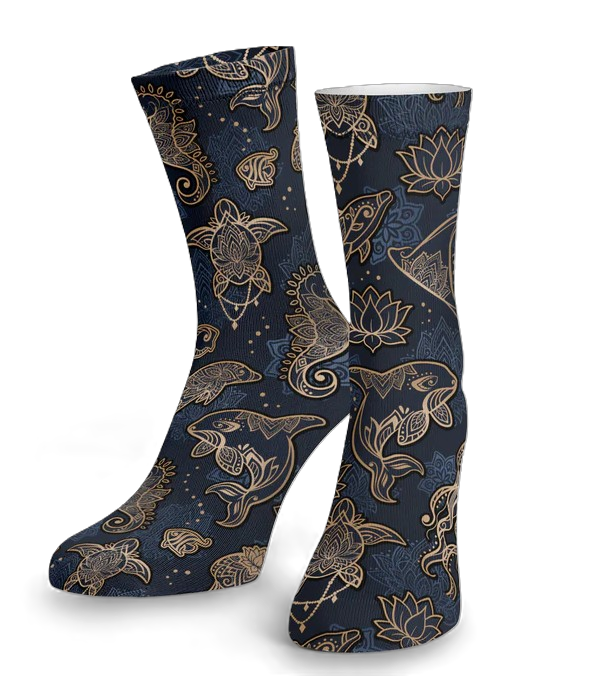 Spacefish_Army_Eco-Friendly_Ocean_Mandala_Dive_Socks