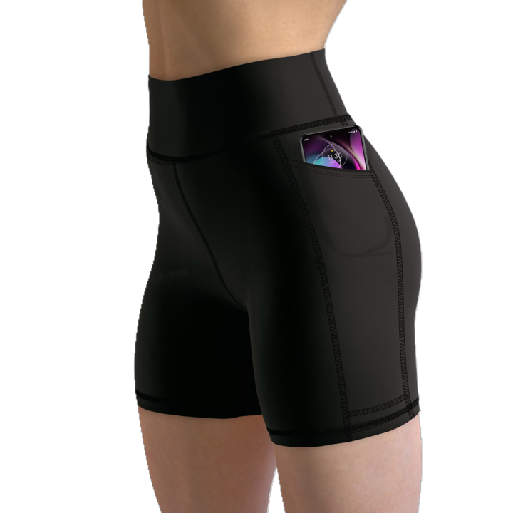 Spacefish Army Night Dive Eco Pocket Shorts – Women’s Recycled Activewear