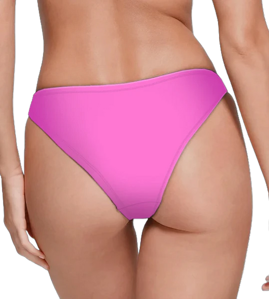 Spacefish Army Sunset Pink Eco Cheeky Bikini Bottoms – Women’s Recycled Swimwear