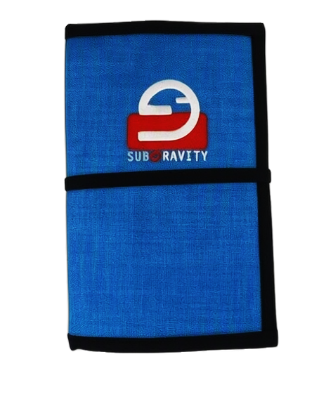 SubGravity Wetnotes Waterproof Underwater Notebook with Cordura Blue
