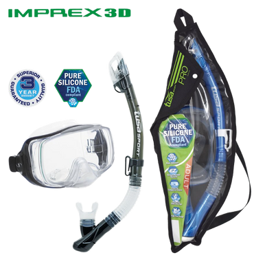 TUSA Imprex 3D Mask & Dry Snorkel Set – UM-33 / USP-250