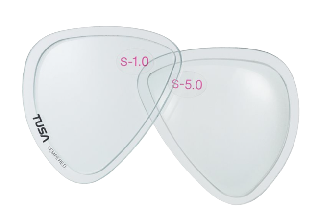 TUSA Intega Corrective Lenses for M2004 Mask – Left & Right Diopter Options